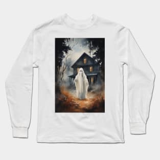 The Ghost of the Haunted House Long Sleeve T-Shirt